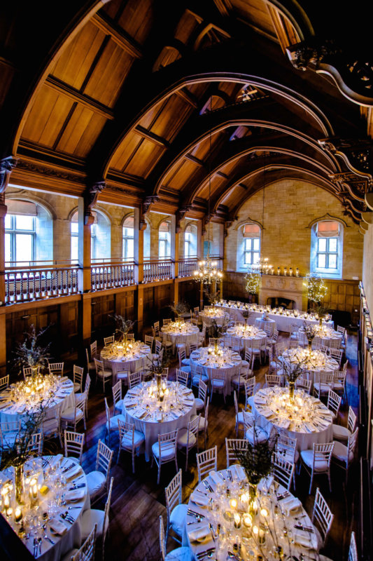 Grand ballroom at Achnagairn Castle