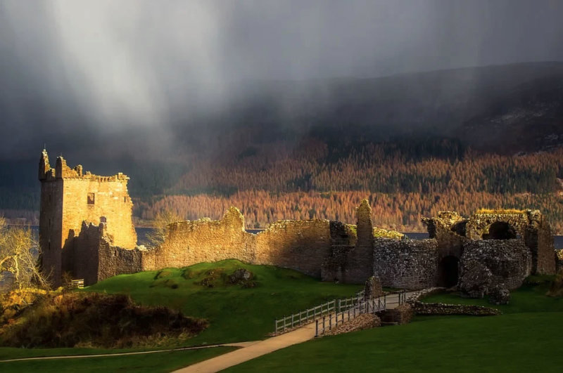 Urquhart Castle, by Loch Ness